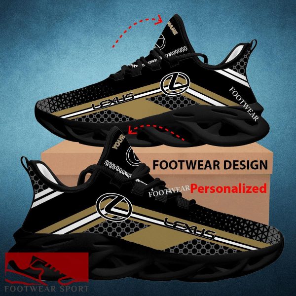 Car Racing Lexus Logo New Design Max Soul Shoes Custom Name For Men Women Running Sneaker Fusion Fans - Car Racing Lexus Logo New Design Chunky Shoes Custom Name Photo 2