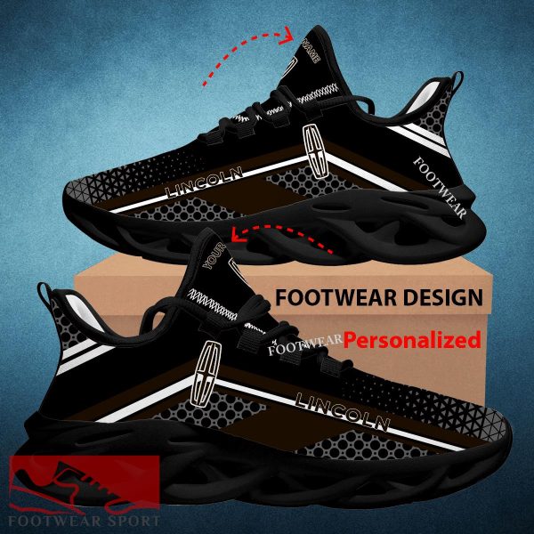 Car Racing Lincoln Logo New Design Max Soul Shoes Custom Name For Men Women Chunky Sneaker Detail Fans - Car Racing Lincoln Logo New Design Chunky Shoes Custom Name Photo 2