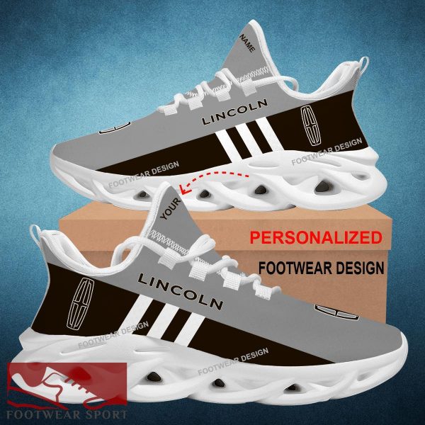 Car Racing Lincoln Style Chunky Shoes New Design Gift Fans Max Soul Sneakers Personalized - Car Racing Lincoln Logo New Style Chunky Shoes Photo 2