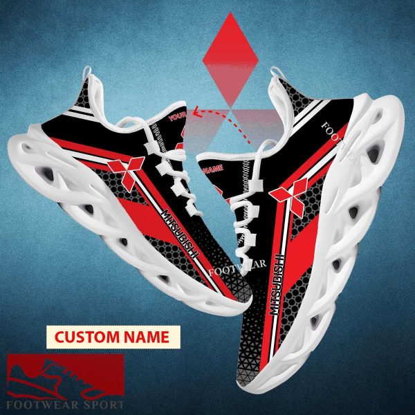 Car Racing Mitsubishi Logo New Design Max Soul Shoes Custom Name For Men Women Chunky Sneaker Aesthetic Fans - Car Racing Mitsubishi Logo New Design Chunky Shoes Custom Name Photo 1