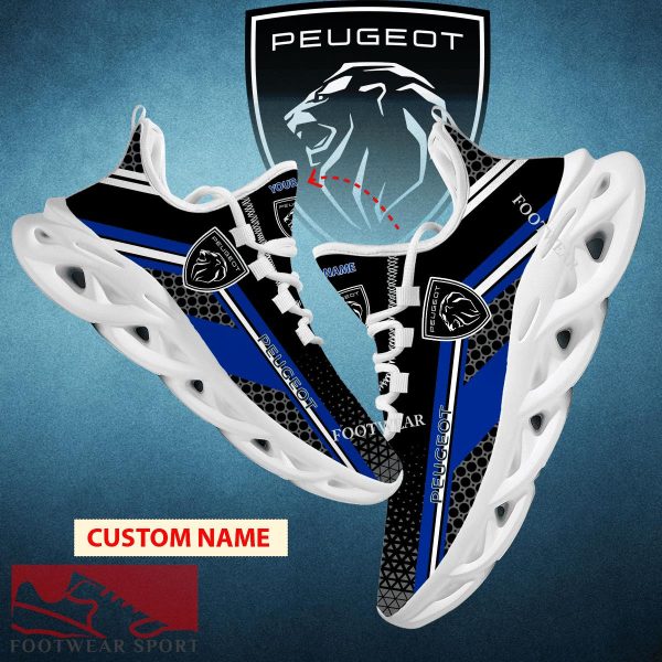 Car Racing Peugeot Logo New Design Max Soul Shoes Custom Name For Men Women Sport Sneaker Collection Fans - Car Racing Peugeot Logo New Design Chunky Shoes Custom Name Photo 1