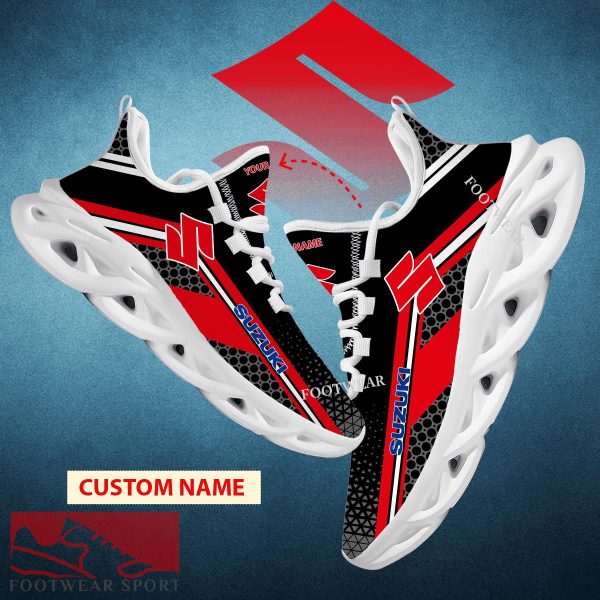 Car Racing Suzuki Logo New Design Max Soul Shoes Custom Name For Men Women Chunky Sneaker Identifier Fans - Car Racing Suzuki Logo New Design Chunky Shoes Custom Name Photo 1