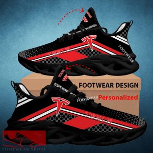 Car Racing Tesla Logo New Design Max Soul Shoes Custom Name For Men Women Sport Sneaker Imprint Fans - Car Racing Tesla Logo New Design Chunky Shoes Custom Name Photo 2