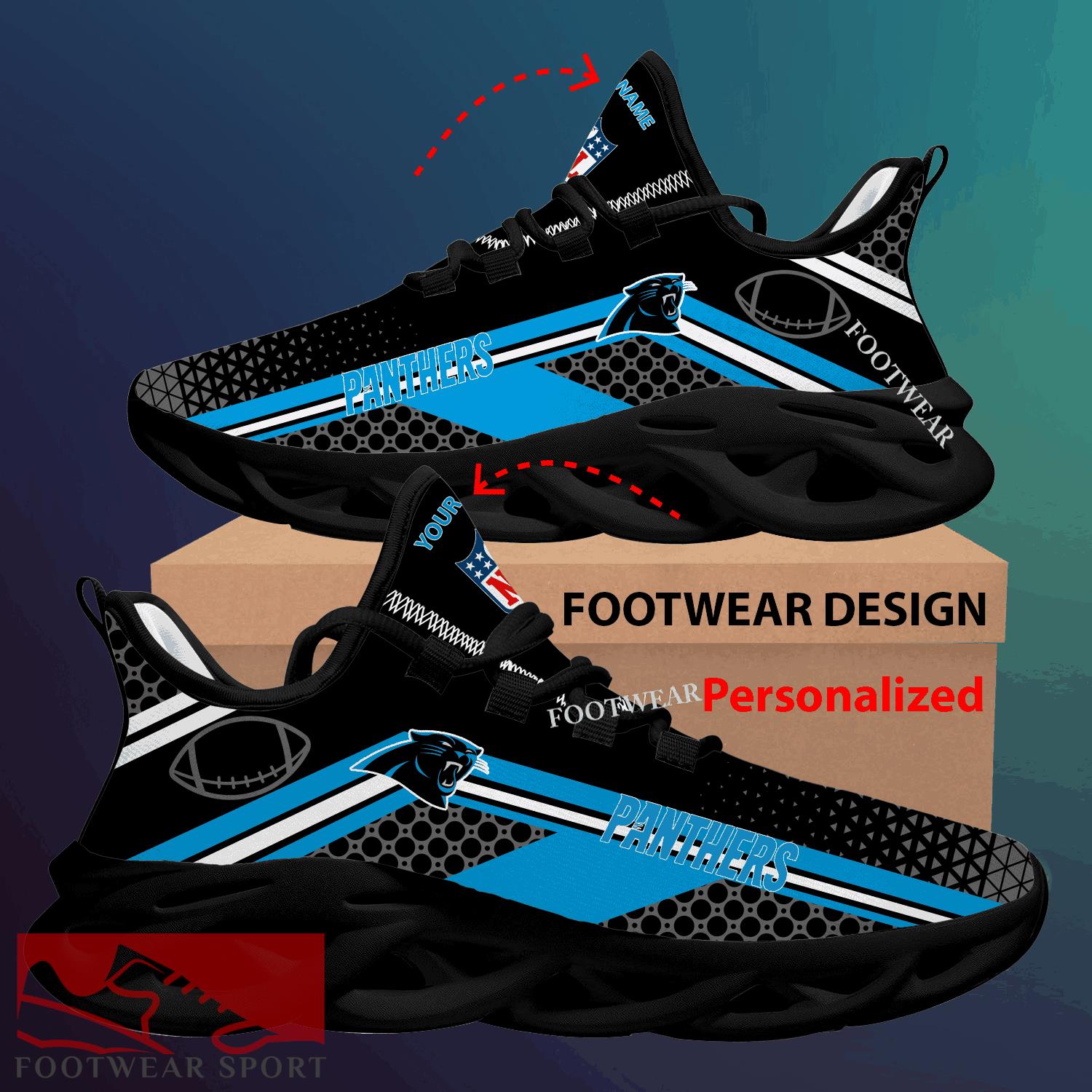 Carolina Panthers Max Soul Shoes New Season Personalized For Men Women Running Sneaker Badge Fans - NFL Carolina Panthers Max Soul Shoes New Season Personalized Photo 2