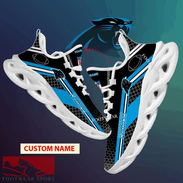 Carolina Panthers Max Soul Shoes New Season Personalized For Men Women Running Sneaker Badge Fans - NFL Carolina Panthers Max Soul Shoes New Season Personalized Photo 1