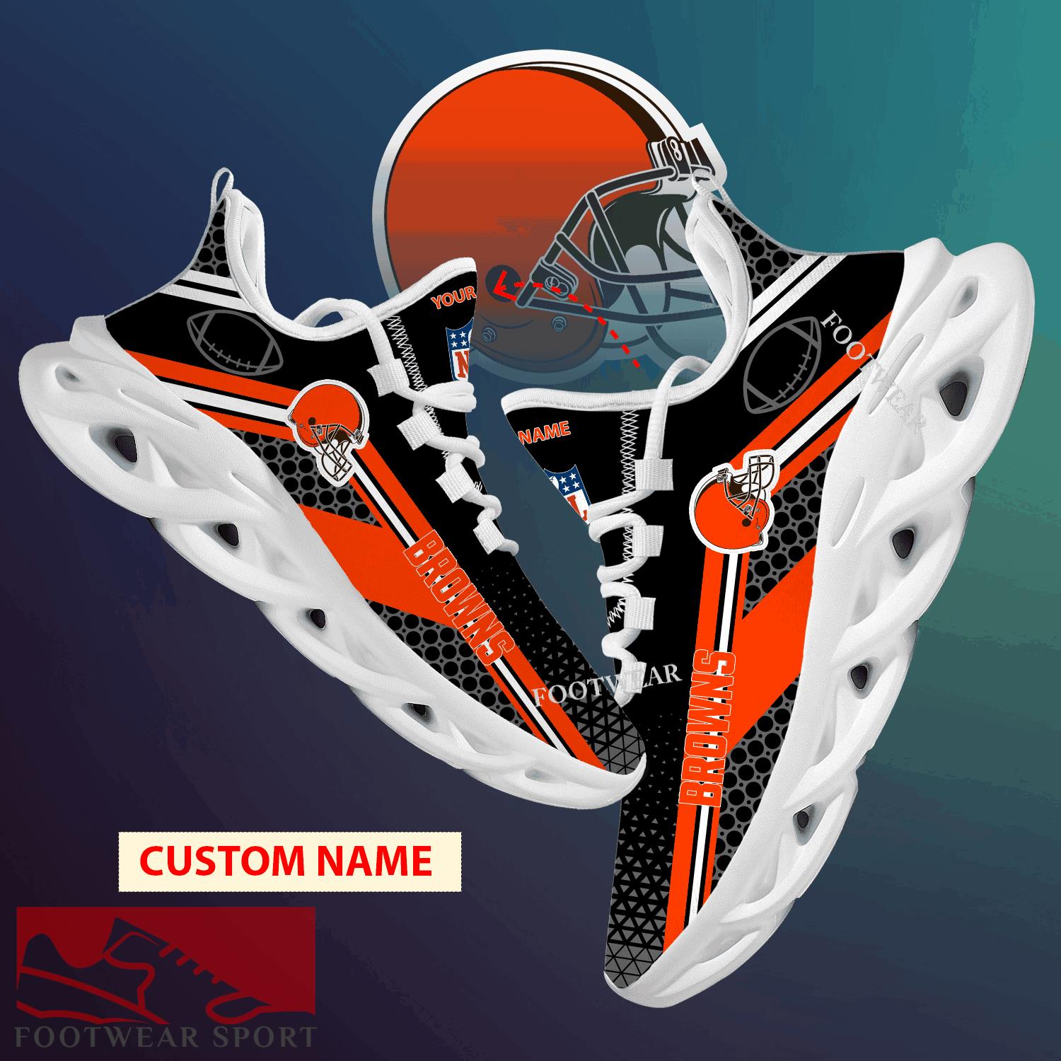 Cleveland Browns Max Soul Shoes New Season Personalized For Men Women Running Sneaker Visual Fans - NFL Cleveland Browns Max Soul Shoes New Season Personalized Photo 1