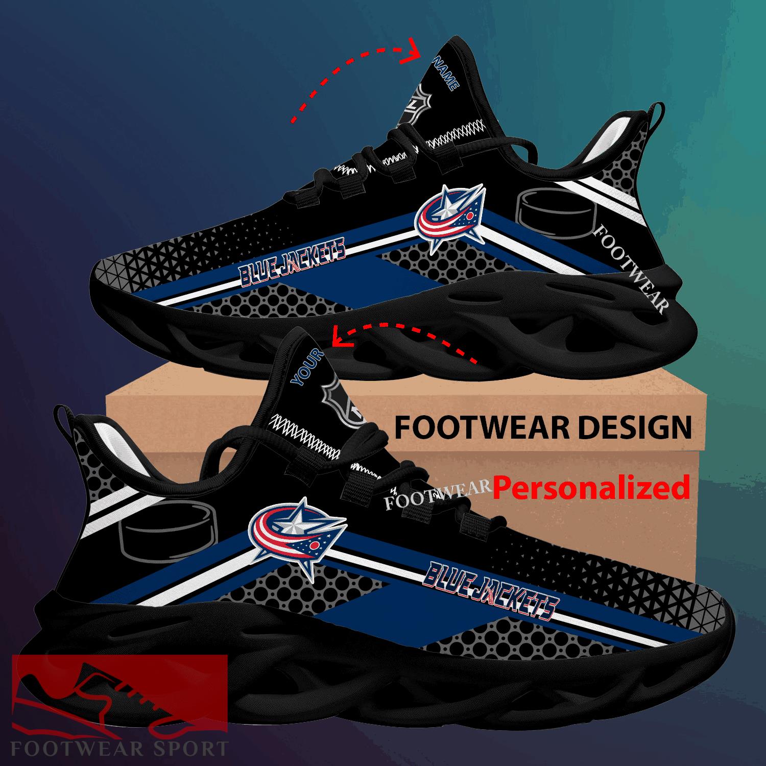 Columbus Blue Jackets Max Soul Shoes New Season Personalized For Men Women Running Sneaker Energize Fans - NHL Columbus Blue Jackets Max Soul Shoes New Season Personalized Photo 2