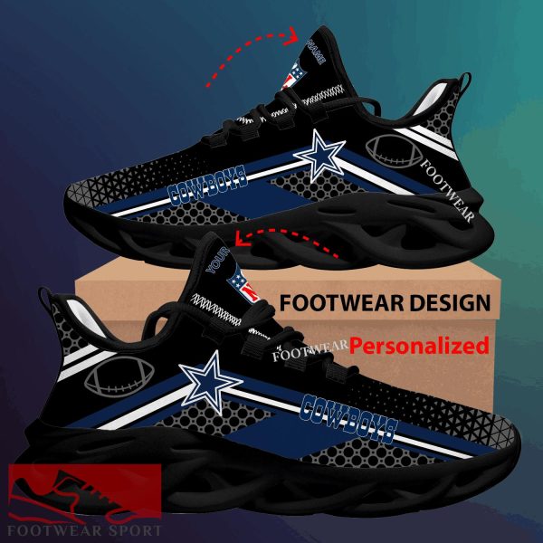 Dallas Cowboys Max Soul Shoes New Season Personalized For Men Women Sport Sneaker Motif Fans - NFL Dallas Cowboys Max Soul Shoes New Season Personalized Photo 2