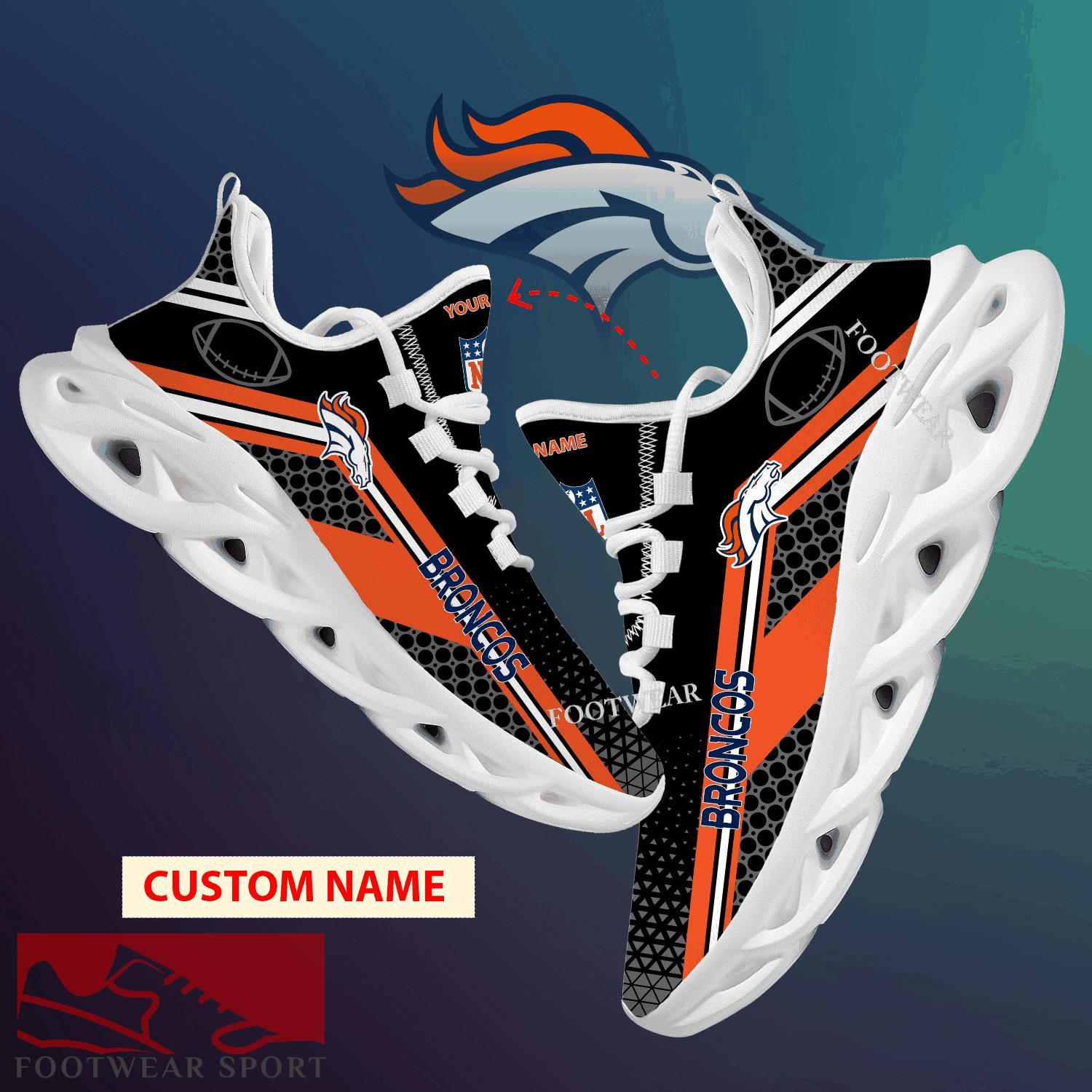 Denver Broncos Max Soul Shoes New Season Personalized For Men Women Chunky Sneaker Signature Fans - NFL Denver Broncos Max Soul Shoes New Season Personalized Photo 1