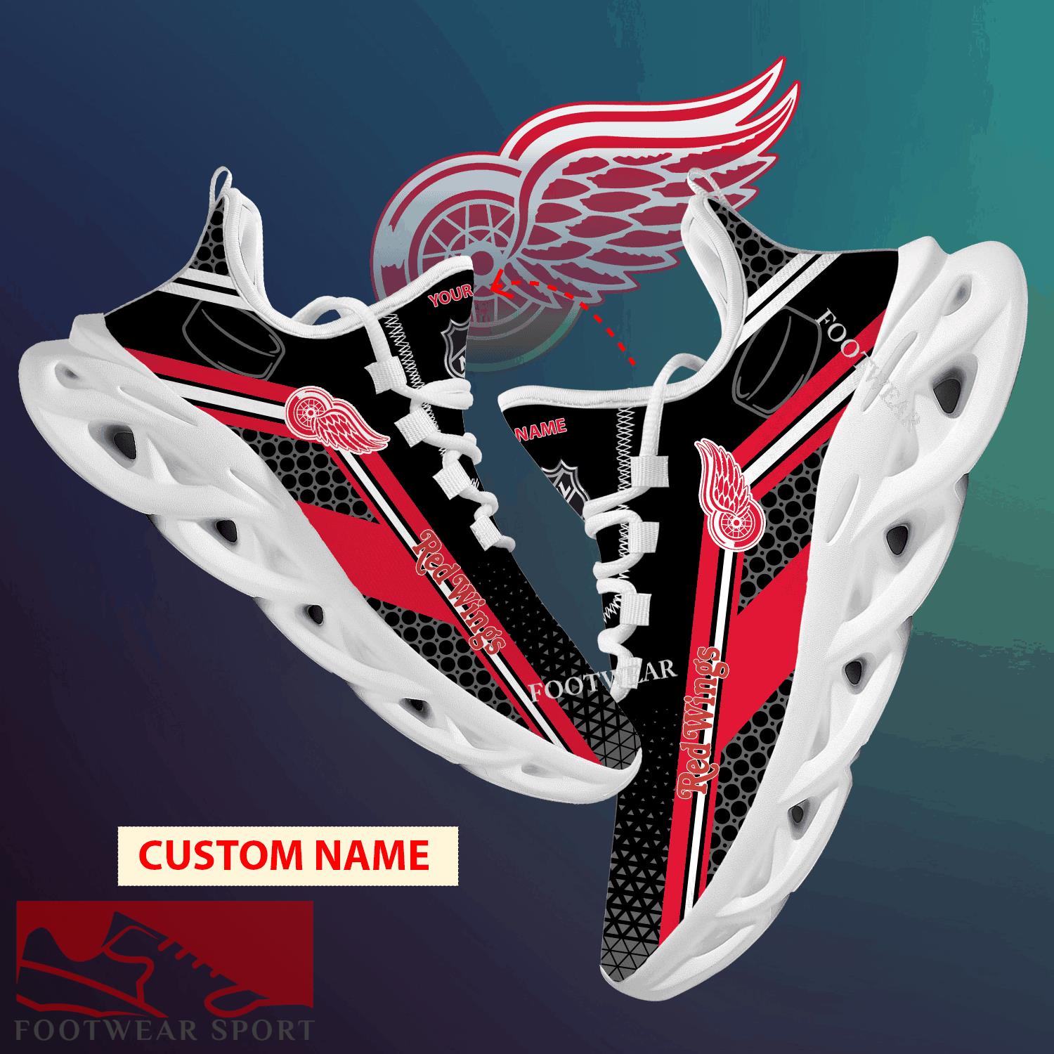 Detroit Red Wings Max Soul Shoes New Season Personalized For Men Women Chunky Sneaker Vibe Fans - NHL Detroit Red Wings Max Soul Shoes New Season Personalized Photo 1