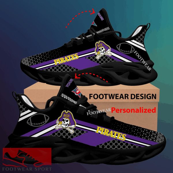 East Carolina Pirates Max Soul Shoes New Season Personalized For Men Women Chunky Sneaker Design Fans - NCAA East Carolina Pirates Max Soul Shoes New Season Personalized Photo 2