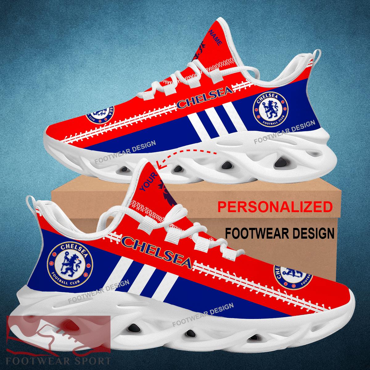 EPL Chelsea Chunky Shoes New Design Gift Fans Max Soul Sneakers Personalized - EPL Chelsea Logo New Chunky Shoes Photo 2