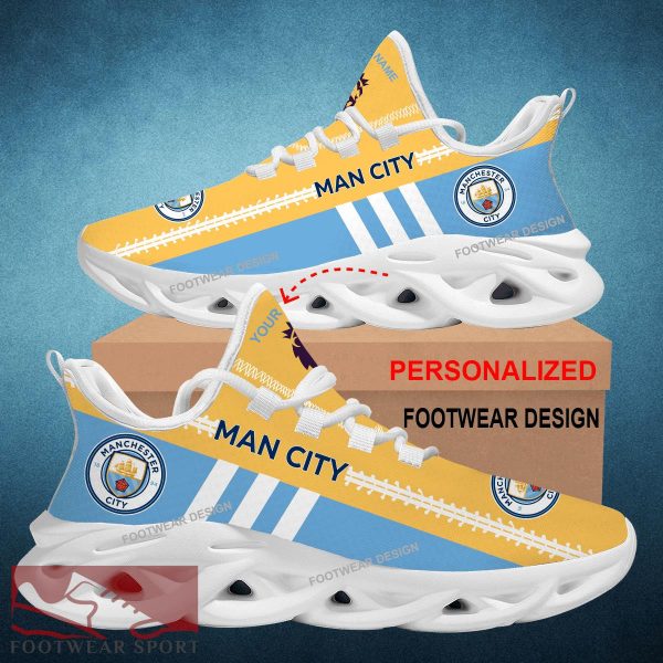 EPL Manchester City Chunky Shoes New Design Gift Fans Max Soul Sneakers Personalized - EPL Manchester City Logo New Chunky Shoes Photo 2