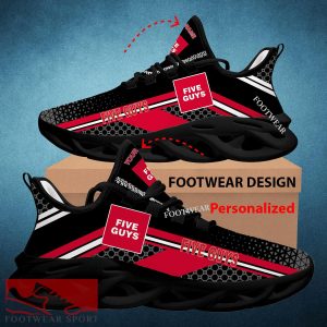 Five Guys Logo Personalized Max Soul Shoes For Men Women Chunky Sneaker Embody Fans - five guys Logo Personalized Chunky Shoes Photo 2