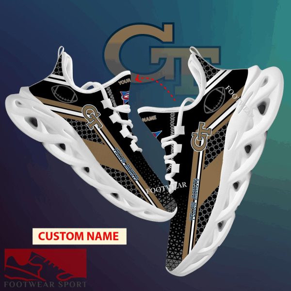 Georgia Tech Yellow Jackets Max Soul Shoes New Season Personalized For Men Women Running Sneaker Mark Fans - NCAA Georgia Tech Yellow Jackets Max Soul Shoes New Season Personalized Photo 1