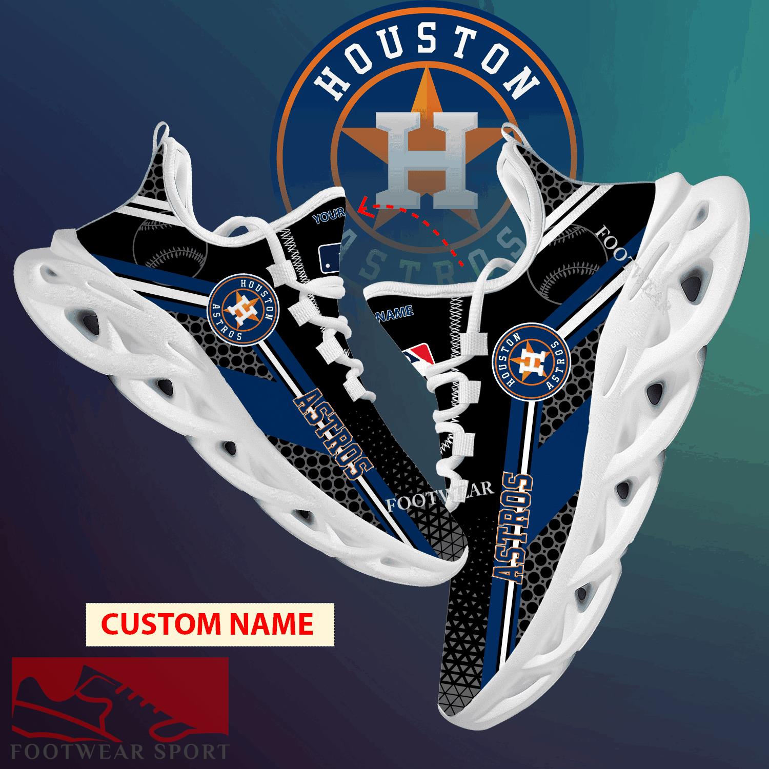 Houston Astros Max Soul Shoes New Season Personalized For Men Women Chunky Sneaker Comfort Fans - MLB Houston Astros Max Soul Shoes New Season Personalized Photo 1