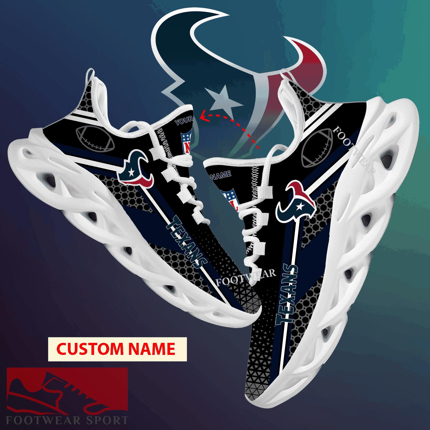 Houston Texans Max Soul Shoes New Season Personalized For Men Women Chunky Sneaker Emblematic Fans - NFL Houston Texans Max Soul Shoes New Season Personalized Photo 1