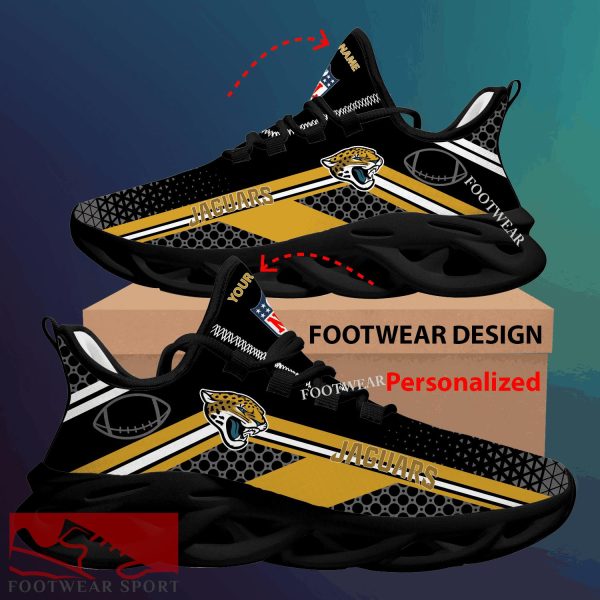 Jacksonville Jaguars Max Soul Shoes New Season Personalized For Men Women Sport Sneaker Iconography Fans - NFL Jacksonville Jaguars Max Soul Shoes New Season Personalized Photo 2