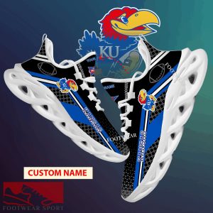 Kansas Jayhawks Max Soul Shoes New Season Personalized For Men Women Chunky Sneaker Iconography Fans - NCAA Kansas Jayhawks Max Soul Shoes New Season Personalized Photo 1