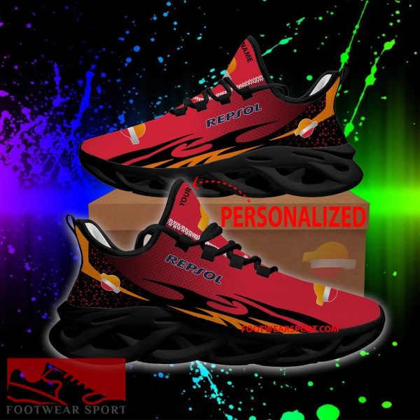 Repsol Max Soul Shoes Pattern New Running Sneaker Chic Custom Name - Repsol Max Soul Shoes Personlized Photo 1