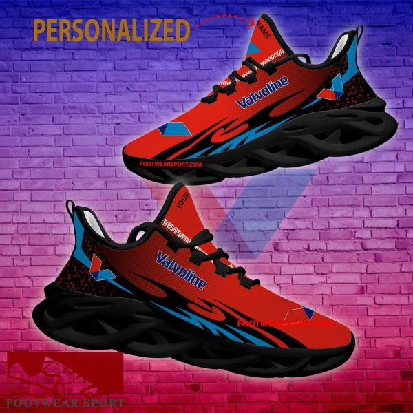 Valvoline Max Soul Shoes Pattern New Chunky Sneaker Trendsetter Custom Name - Valvoline Max Soul Shoes Personlized Photo 2