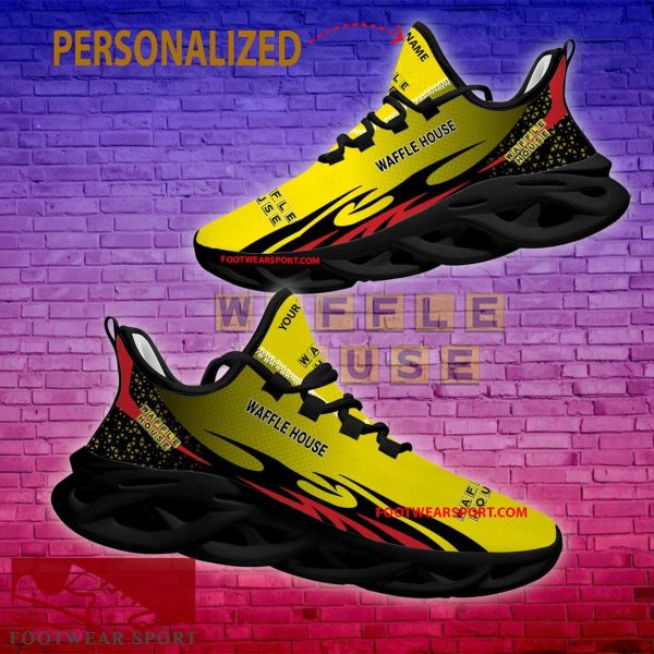 Waffle House Max Soul Shoes Pattern New Running Sneaker Effortless Custom Name - Waffle House Max Soul Shoes Personlized Photo 2