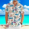 Bluey Family Shirt Cool Dad Club Shirt Dad Birthday Gift Bluey Shirt, BBluey Hawaiian Shirt Product Photo 1