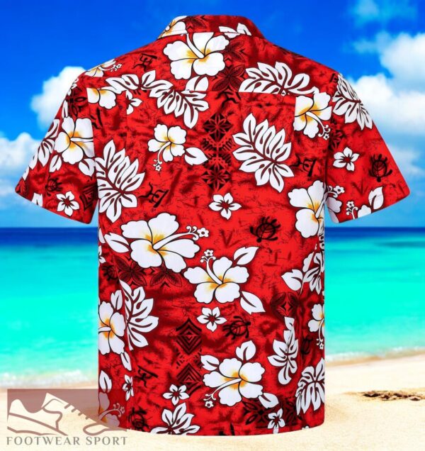 Classic Flowers Red Hawaiian Shirt Product Photo 1