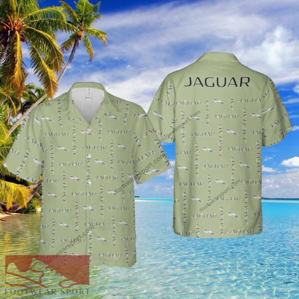 Jaguar Car Racing Brand Palm Brand New 3D Hawaiian Shirt For Men And Women - Jaguar Car Racing Brand Palm Brand New 3D Hawaiian Shirt For Men And Women