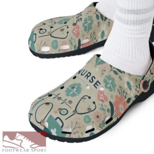 Nurse duty shoes, Nursing clogs, Work footwear for nurses, Nursing crocs shoes Product Photo 3